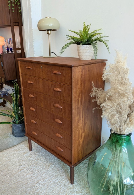 Image 1 of Cassettiera vintage danese in teak.