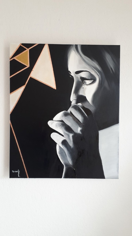 Sophie DEVIGNOT - La Prière - Artist's Painting – Paintings & Drawings, Canvas (photo 3 of 12)