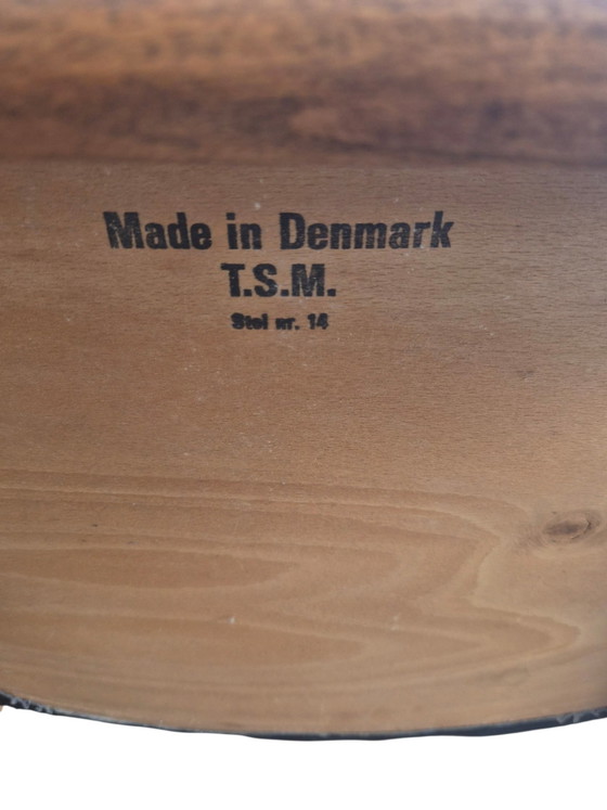 4 x Vintage Danish Thorsø Støle (T.S.M.) Dining Chair – Wood, Skai (photo 7 of 15)