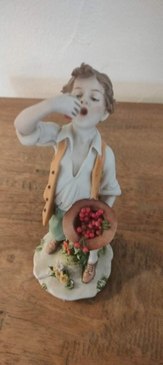 Image 1 of Porseleinen koppeltje Benacchio Luigi 1960 Triade met logo anker gemarkeerd 