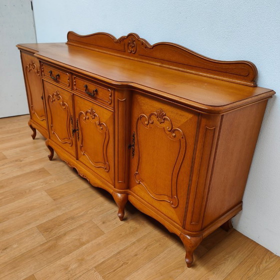 Image 1 of Vintage country Louis wall cupboard buffet cupboard dresser chest of drawers