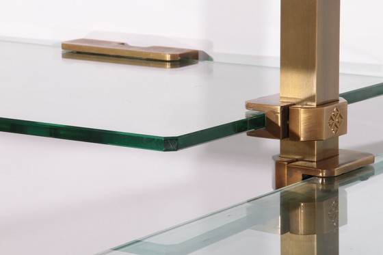 Image 1 of Peter Ghyczy, mobiletto da parete in ottone molto raro, modello R16, 1970