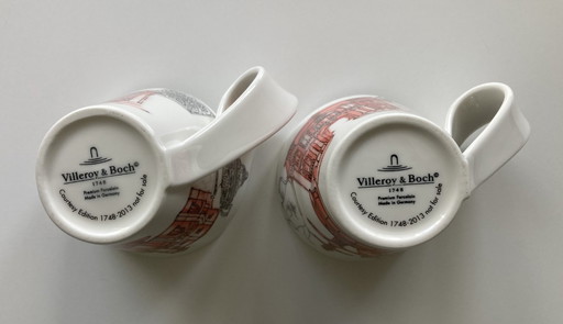 Set di 2 tazze Villeroy & Boch edizione New Wave, omaggio di cortesia.
