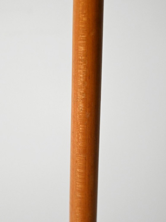 Image 1 of Scandinavian Mid-Century floor lamp in oak and metal