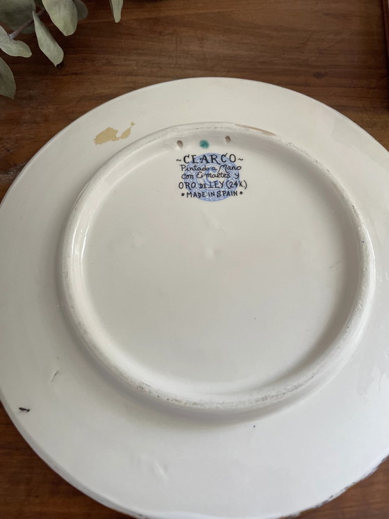 Assiette Cearco (or fin) – Vaisselle (photo 2 of 2)