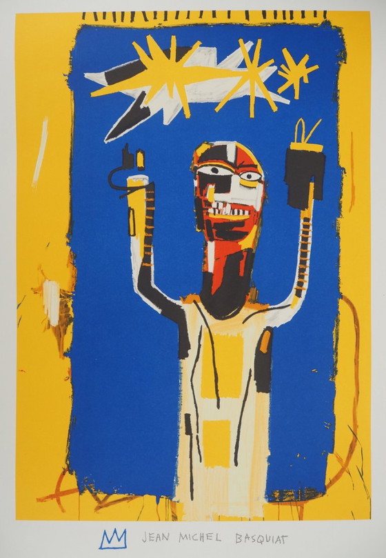 Jean-Michel Basquiat: Sign of Welcome, Signed Lithograph – Lithographs & prints, Paper (photo 4 of 10)
