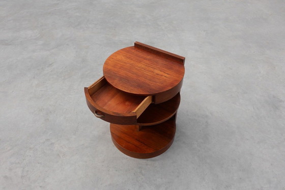 Image 1 of Comodino o mobile in legno di Michel Dufet in stile Art Déco, Francia, 1930 ca. 1930