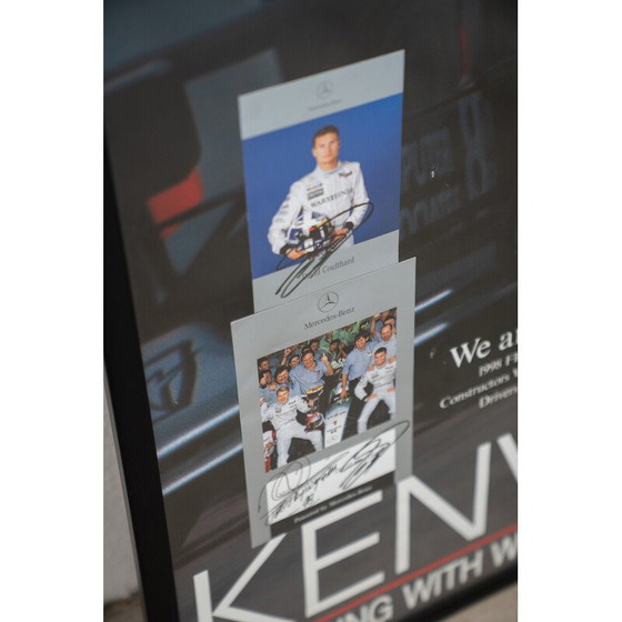 Image 1 of Vintage West McLaren Mercedes-poster, Italië 1998