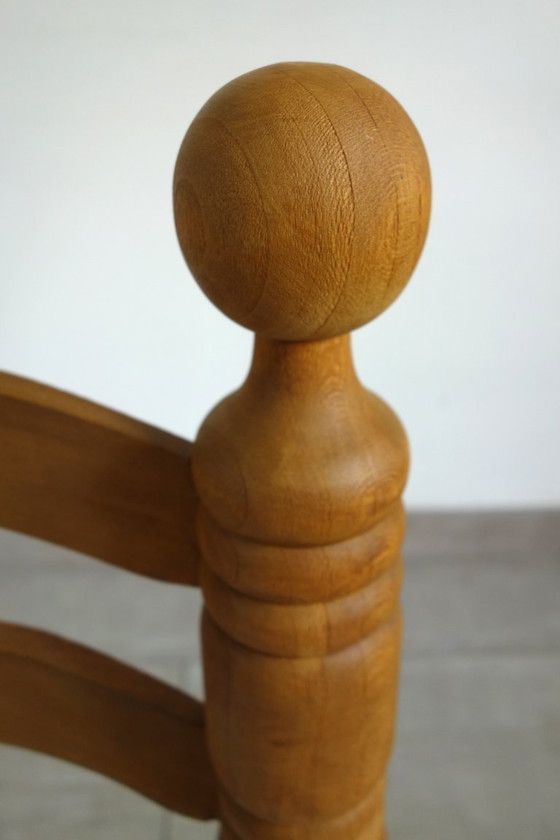 Image 1 of Sedia brutalista attribuita a Charles Dudouyt, anni '40