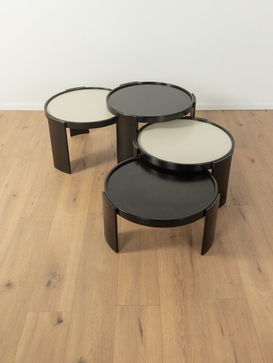 Image 1 of 4x Model 783 nesting tables, Gianfranco Frattini, Cassina