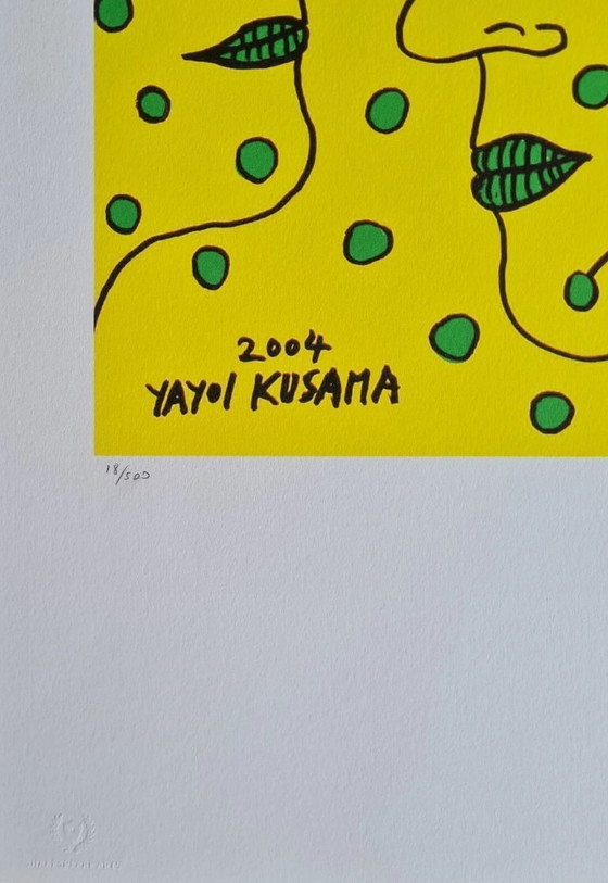 Image 1 of D'après Yayoi Kusama, Femmes souhaitant, Lithographie, années 1990
