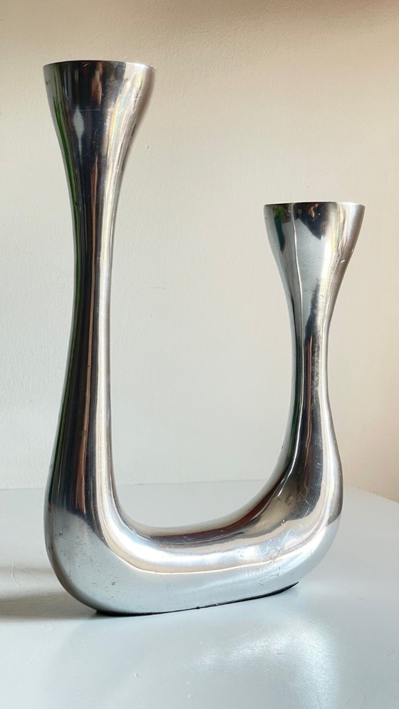 Image 1 of Candelabro antiguo de doble diseño