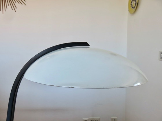 Image 1 of "Snake" lamp by Veneta Lumi, UFO, space age, saucer, made in Italy, 1980