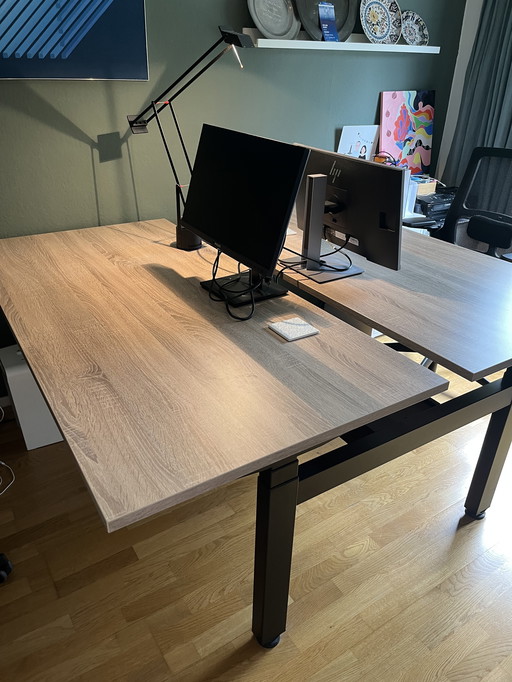 Elektrisch zit-sta duo bureau 