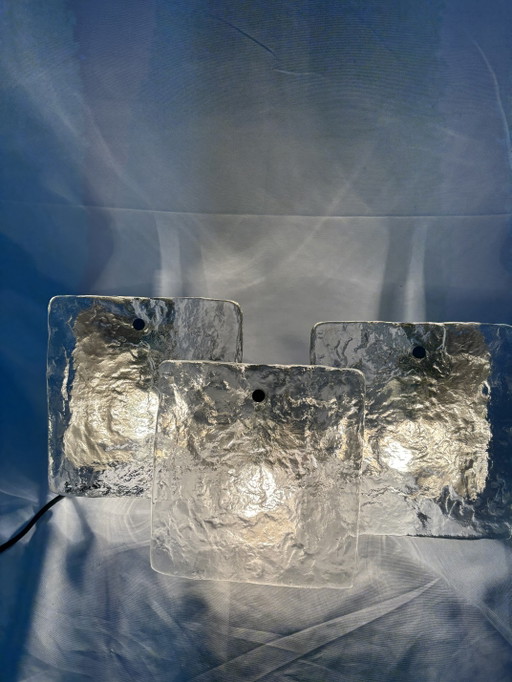 J.T. Kalmar Franken Vintage Eisglas-Wandlampe aus den 1960er Jahren – wandlampen (photo 2 of 14)