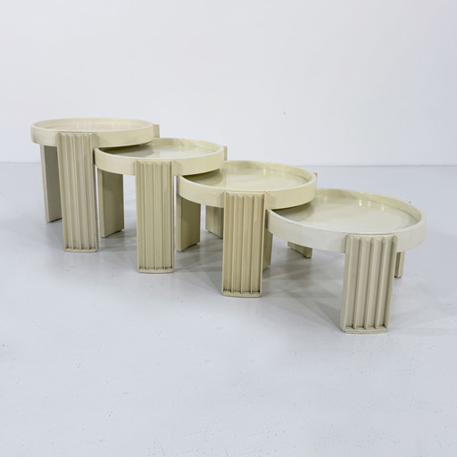 Set Marema Nesting Tables van Gianfranco Frattini voor Cassina, 1960