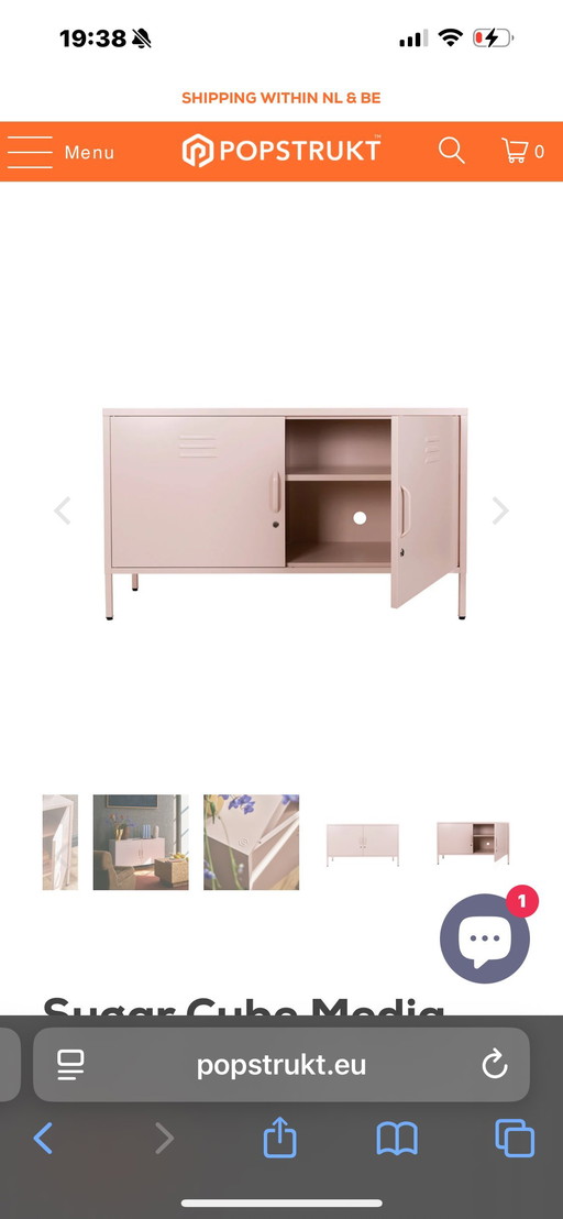 Nouveau meuble TV cool de Popstrukt