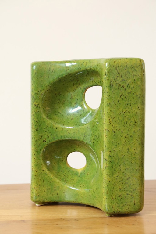  Roberto Rigon sculptural vase, Bertoncello Italy 1970.