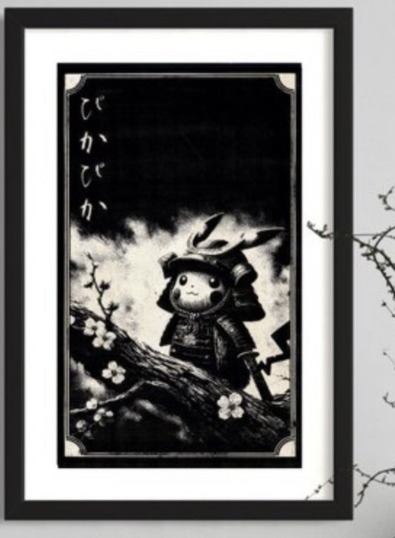 Image 1 of Kunstwerk Pikachu (Pokemon) The Last Cute Samurai