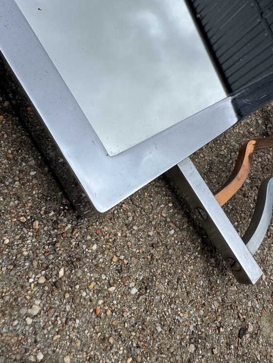 Image 1 of Art Deco chromen spiegel