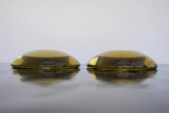 Image 1 of Bougeoirs en verre par Anne Nilsson pour Kosta, années 2000, set de 2