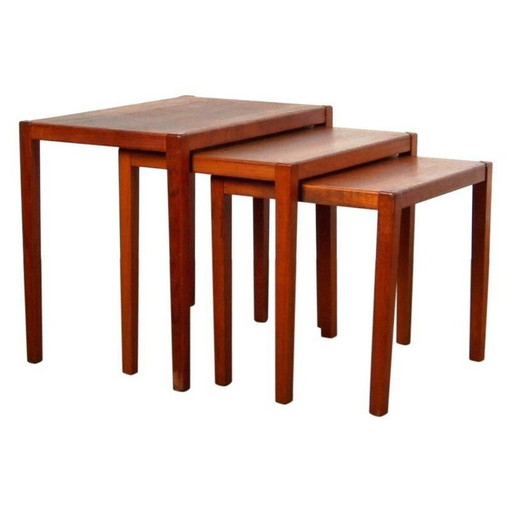Tables gigognes vintage par Sika Mobler, Danemark - années 1960