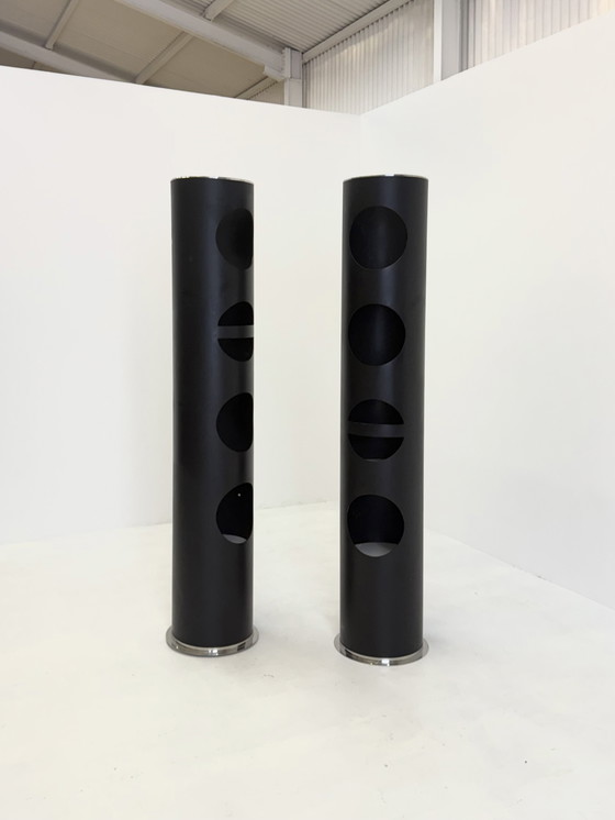 Image 1 of XL Space Age Bookcases By Arch Saccardo in Black