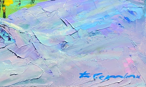 Image 1 of Forest Lake In The Winter Forest