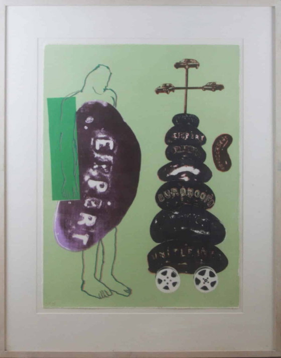 ELIZABETH DE VAAL - Lithographie "Head of Office" (N° 9/15) – Objets d'art, Paper (photo 5 of 5)