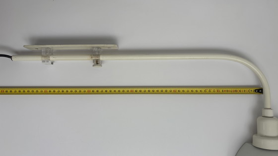 Image 1 of Lampada da parete vintage di design bianco Vetro metallico Vetro lattiginoso