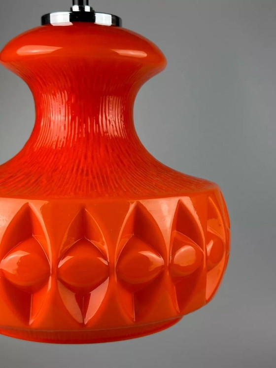 Image 1 of Lámpara colgante Peill &amp; Putzler de los años 60 y 70, lámpara de techo de cristal, lámpara de diseño espacial