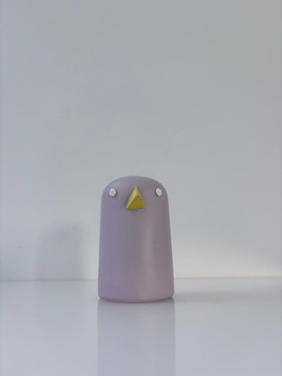 Lila Vogelbeeldje Scandinavisch Minimalistisch Design – Decoratieve objecten, Wood (photo 7 of 7)
