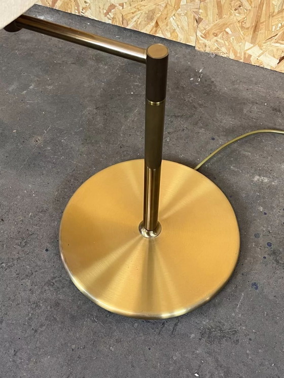 Image 1 of XL 60er 70er Jahre Lampe Leuchte Tischlampe Messing Schwenkbar Space Age Design