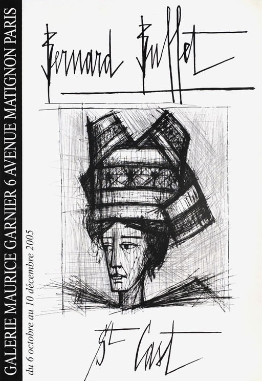 Bernard BUFFET Expo 2005 - Galerie Maurice Garnier - Saint Cast Plakat 2005