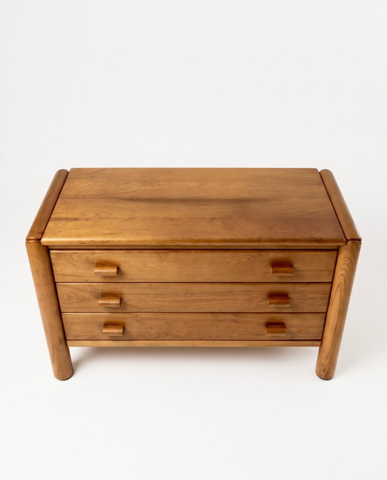 Commode van Massief Iepenhout - Atelier Chauvin - 1960 – Opbergkast, Wood (photo 4 of 6)