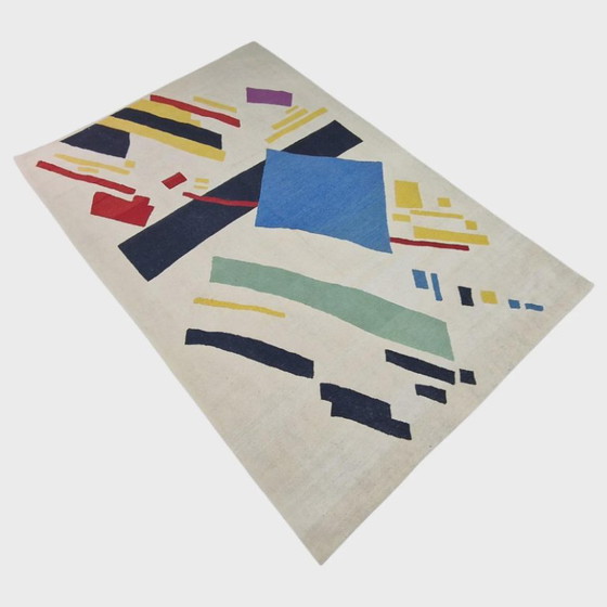 Handgeweven wandtapijt van Kasimir Malevich, Suprematistisch | Beperkte oplage | Textiel | 303 × 205 cm (119 (photo 6 of 10)