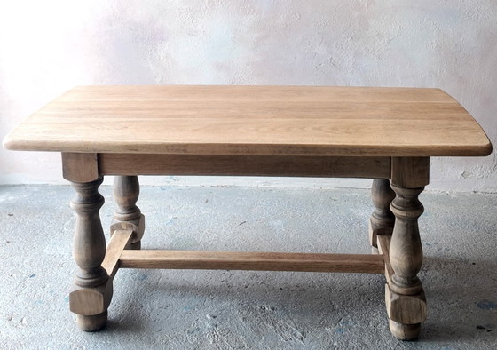 Antique solid oak farmhouse Coffee table – Wood (photo 14 of 16)