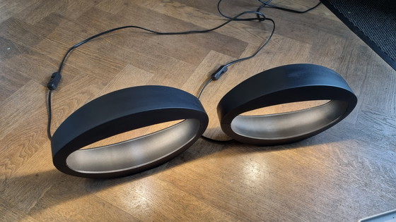 Image 1 of 2x ovale tafellampjes Massive