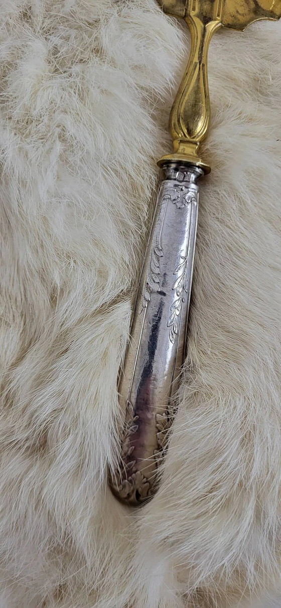 Silver pie server with Minerva hallmark / vermeil – Cutlery Sets (photo 7 of 9)