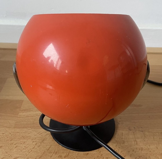 Image 1 of Anvia - Vintage oranje Eyeball wandlamp