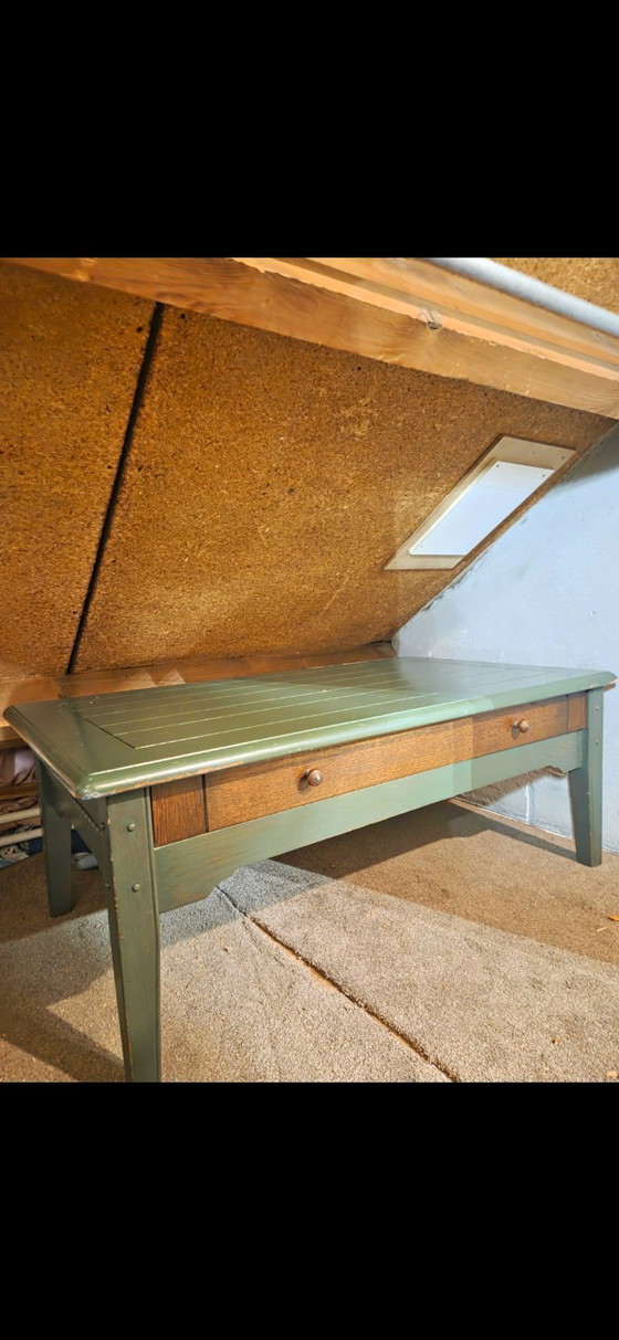 Image 1 of Vintage Rustic Farmhouse Coffee Table