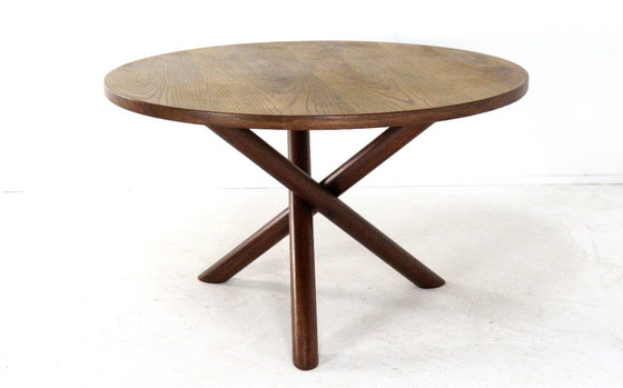 Image 1 of Gerard Geytenbeek 'Plataan' eettafel vintage 