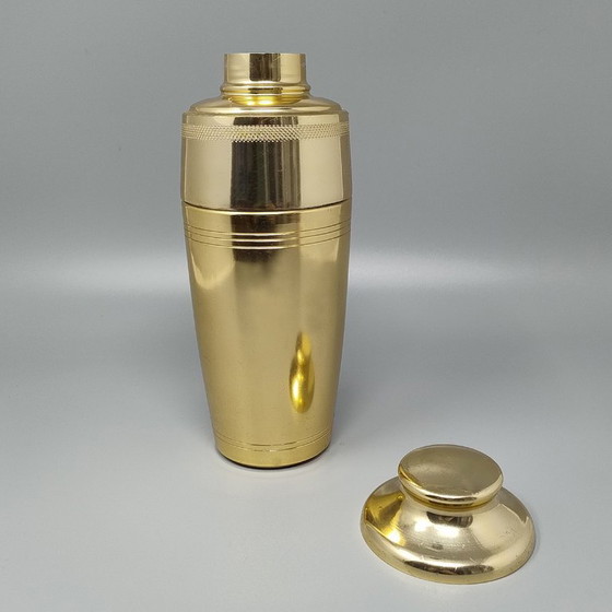 Image 1 of 1970s Gorgeous Cocktail Shaker in Metal. Made in Italy