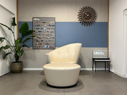 Giorgetti | Massimo Scolari | Arabella + Poef | Light Champagne Stof