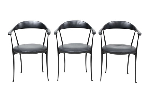 Set of 3 "Carmen" Dining Chairs | 2092 | Enzo Mari | Zanotta