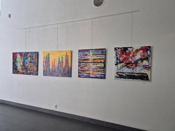 She In A Colorful World – Paintings & Drawings, Canvas (photo 13 of 14)