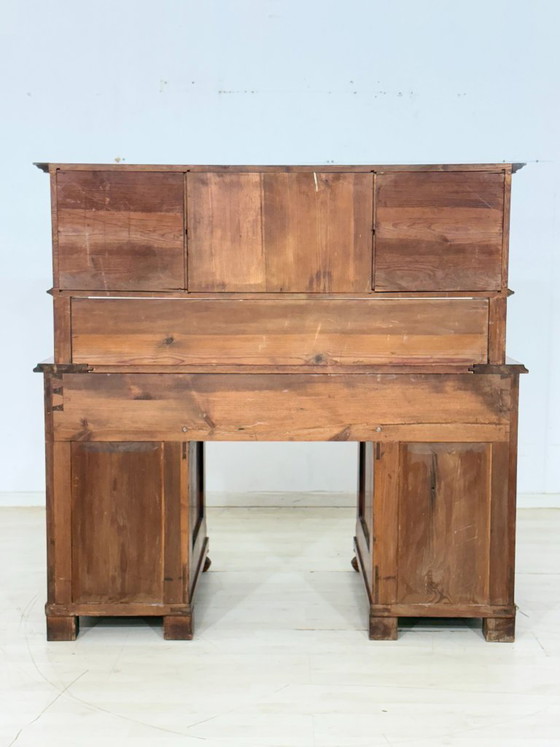 Magnifique bureau d'écriture de l'époque Gründerzeit – Bureau/secrétaire ancien de grande qualité, datant (photo 24 of 24)