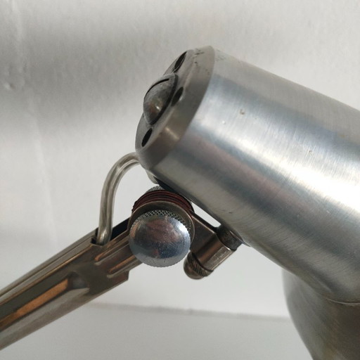 Vintage-Industrie-Tischlampe 'Superchrome' (modifiziert)
