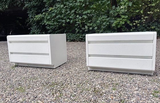 Image 1 of 2x Moser Nightstands, White