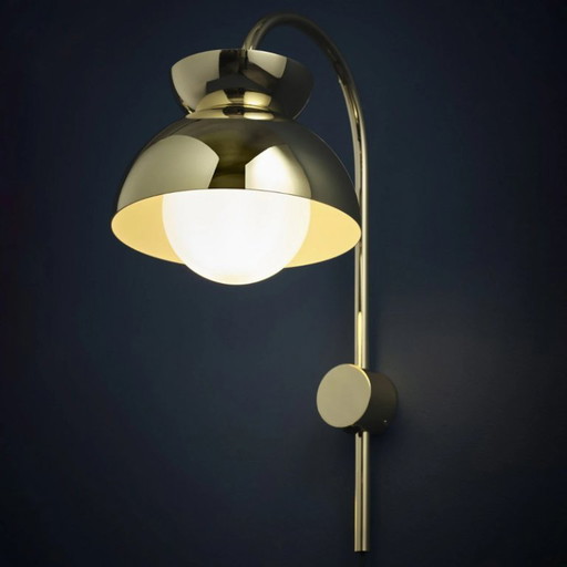 Frandsen Butterfly wandlamp, messing